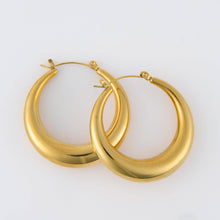 Load image into Gallery viewer, Narelle Waterproof Round Hoop Earrings as