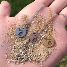 Load image into Gallery viewer, Michigan Sand Cutout Necklace MCJ