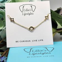 Load image into Gallery viewer, Clover Station Necklace