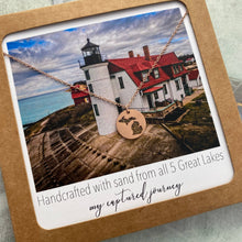Load image into Gallery viewer, Michigan Sand Cutout Necklace MCJ