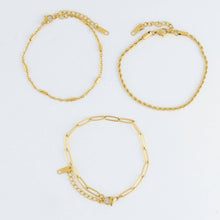 Load image into Gallery viewer, Narelle Waterproof Twisted Chain Bracelet Set