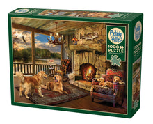 Load image into Gallery viewer, Lakeside Cabin 1000pc puzzle