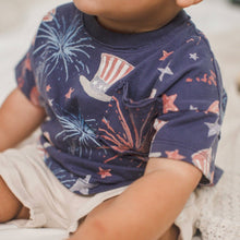 Load image into Gallery viewer, Uncle Sam Boy Tee & Shorts Set: 18M