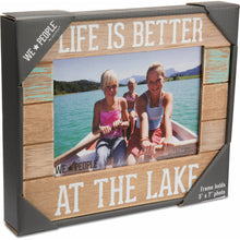 Load image into Gallery viewer, Lake People - 7.25" x 9" Frame
(Holds 5" x 7" photo)