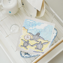 Load image into Gallery viewer, Debbie Dots Turtle Hatchlings Swedish Cloth