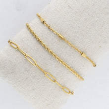 Load image into Gallery viewer, Narelle Waterproof Twisted Chain Bracelet Set