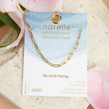Load image into Gallery viewer, Narelle Waterproof Paperclip Anklet