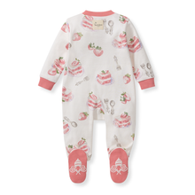 Load image into Gallery viewer, Strawberry Cakes Organic Cotton Sleep & Play: 3-6M
