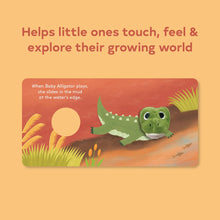 Load image into Gallery viewer, Baby Alligator: Finger Puppet Book