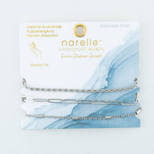 Load image into Gallery viewer, Narelle Waterproof Twisted Chain Bracelet Set
