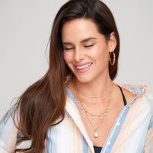 Load image into Gallery viewer, Waterproof Earrings Narelle Chunky Hoops in 18K Gold + Steel