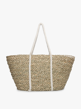 Load image into Gallery viewer, Seagrass Tote w/ Rope Handles: Natural
