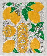 Load image into Gallery viewer, Citrus Limone Swedish Cloth