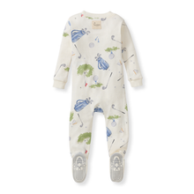 Load image into Gallery viewer, Little Golfer Organic Cotton Sleeper: 12M