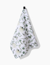 Load image into Gallery viewer, Spring Floral Blossoms Tea Towel Geometry