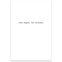 Load image into Gallery viewer, For Instance Greeting Card