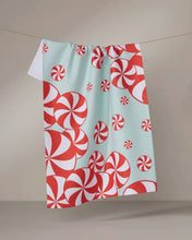 Load image into Gallery viewer, Peppermint Swirl Tea Towel