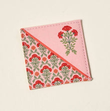 Load image into Gallery viewer, Corner Keeper Fabric Bookmark–Everbloom Dusty Rose