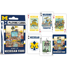 Load image into Gallery viewer, Michigan Wolverines Fan Deck Playing Cards