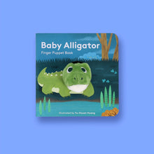 Load image into Gallery viewer, Baby Alligator: Finger Puppet Book
