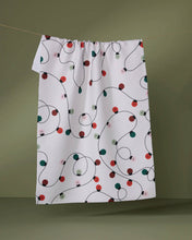 Load image into Gallery viewer, Holiday Lights Tea Towel