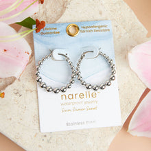 Load image into Gallery viewer, Narelle Waterproof Bubble Hoop Earrings