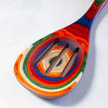 Load image into Gallery viewer, Baltique® Marrakesh Colorful Wooden Slotted Spoon, 12.5"