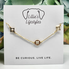 Load image into Gallery viewer, Clover Station Necklace