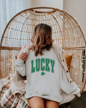 Load image into Gallery viewer, Lucky Varsity Adult Crewneck Pullover