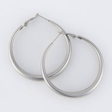 Load image into Gallery viewer, Waterproof Earrings Narelle Chunky Hoops in 18K Gold + Steel