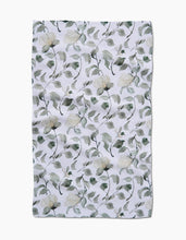 Load image into Gallery viewer, Spring Floral Blossoms Tea Towel Geometry