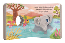Load image into Gallery viewer, Baby Elephant: Finger Puppet Book