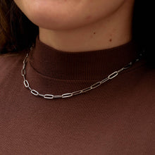 Load image into Gallery viewer, Stainless Steel Paperclip Chain Necklace