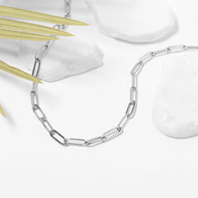 Load image into Gallery viewer, Stainless Steel Paperclip Chain Necklace