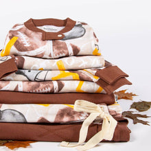 Load image into Gallery viewer, Football Season Infant Snug fitting Sleeper Burt’s Bees