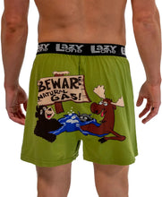 Load image into Gallery viewer, Beware Natural Gas Adult Boxers LO