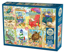 Load image into Gallery viewer, Day at the Beach 500pc puzzle
