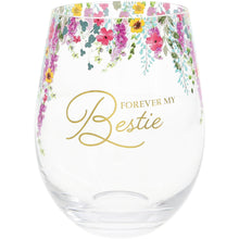 Load image into Gallery viewer, Forever Bestie - Gift Boxed 17 oz Stemless Wine Glass
