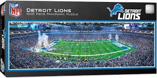 Detroit Lions 1000 Piece Panoramic Puzzle