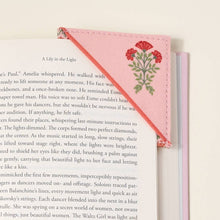 Load image into Gallery viewer, Corner Keeper Fabric Bookmark–Everbloom Dusty Rose
