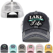 Load image into Gallery viewer, Lake Life Vintage Ballcap
