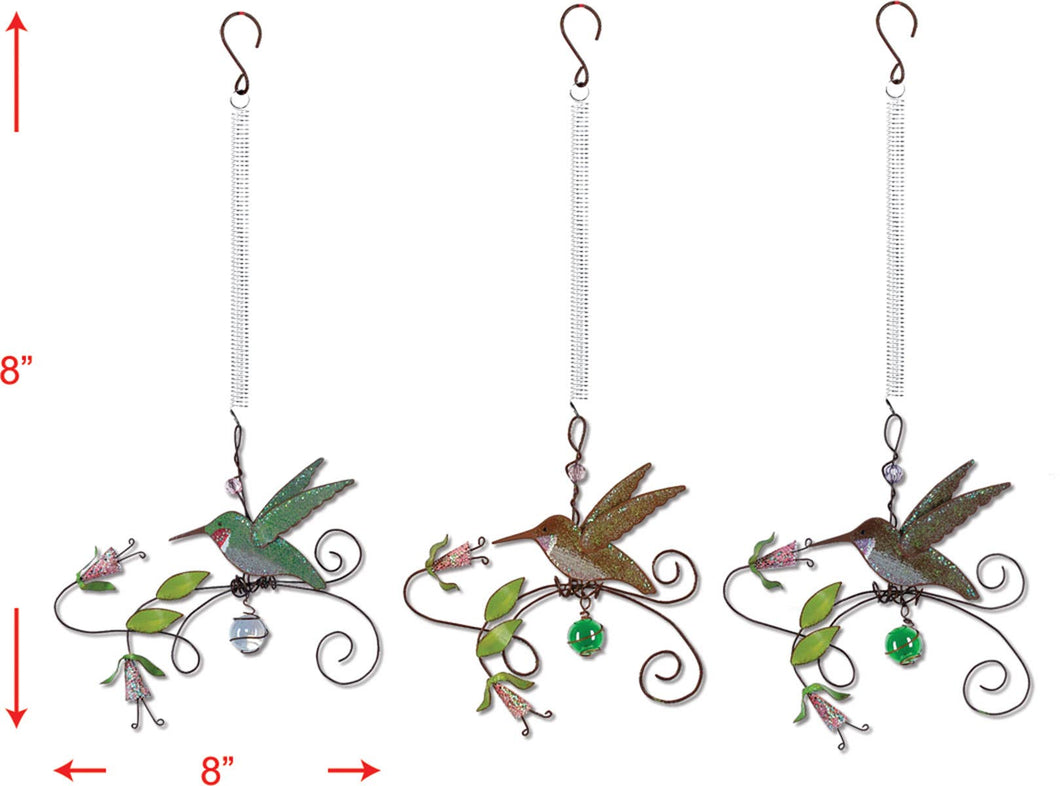 Hummingbird bouncy ornament