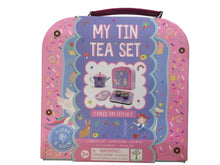 Load image into Gallery viewer, Rainbow Fairy 7 pc Tin Tea Set

