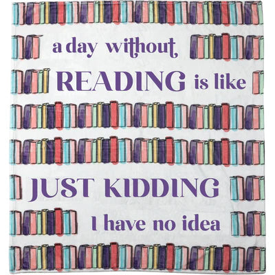 All Booked Up Blanket Book Club