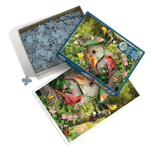 Load image into Gallery viewer, Summer Birdhouse 500pc puzzle
