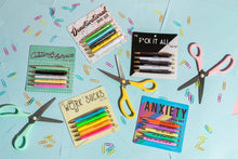 Load image into Gallery viewer, Anxiety Pen Set (funny gifts, pens, stationery)
