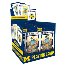 Load image into Gallery viewer, Michigan Wolverines Fan Deck Playing Cards
