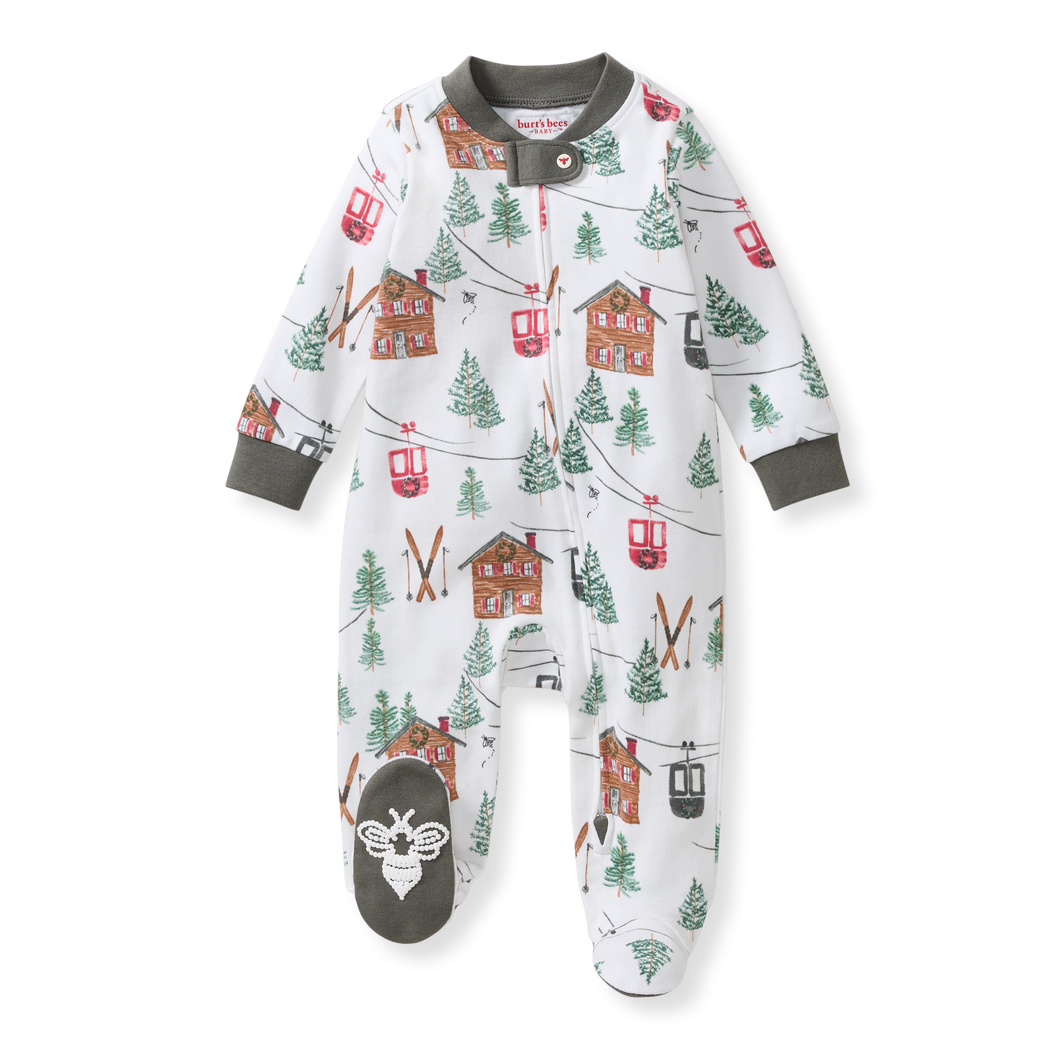 Ski The Alps Matching Family Pajamas
