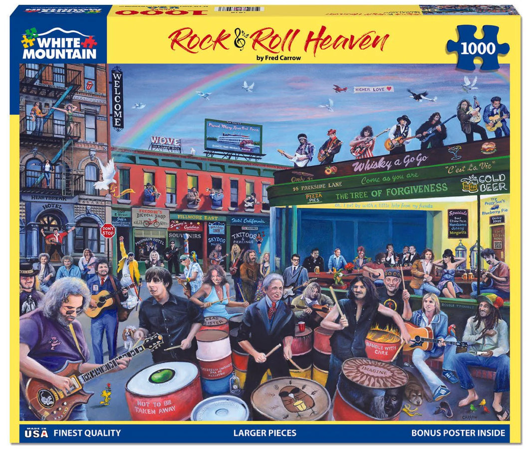 Rock and Roll Heaven 1000 pc Puzzle