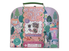 Load image into Gallery viewer, Fairy Tale 11pc Musical Tin Tea Set
